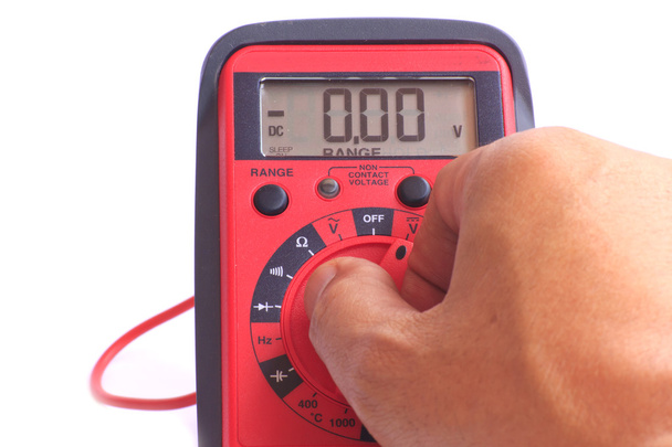 Compact digital multimeter for electric circuits diagnostic - Photo, Image