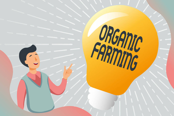 Psaní textu Organic Farming. Obchodní nápad zemědělský systém, který používá ekologicky založené ochrany proti škůdcům Shromažďování Vzdělávací Dokumenty Online, Výplňový průzkum Otázky - Fotografie, Obrázek