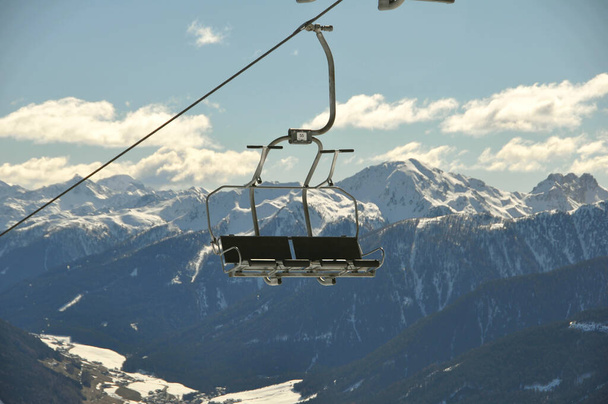 skiing in silian austria - Valokuva, kuva