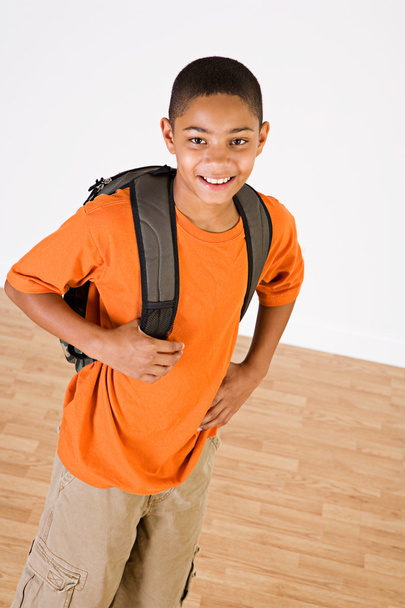Student: Boy Ready for School - Фото, изображение
