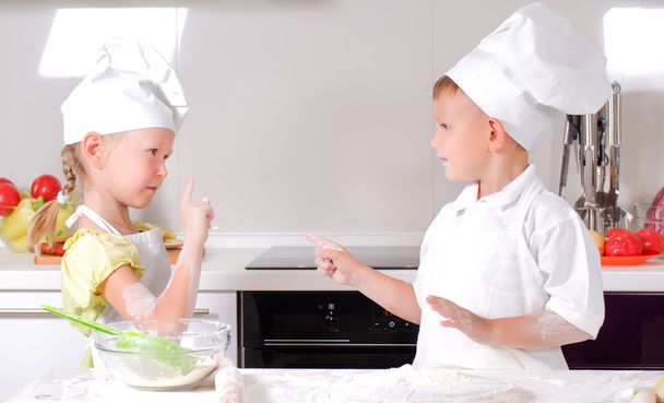 Streit in der Küche - Foto, Bild