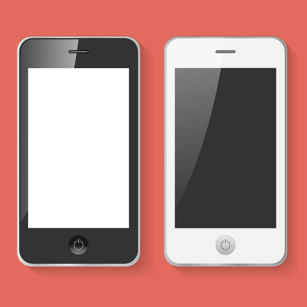 mobiele slimme telefoons vector illustratie - Vector, afbeelding