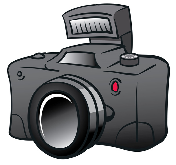 Digital camera - Vector, Image