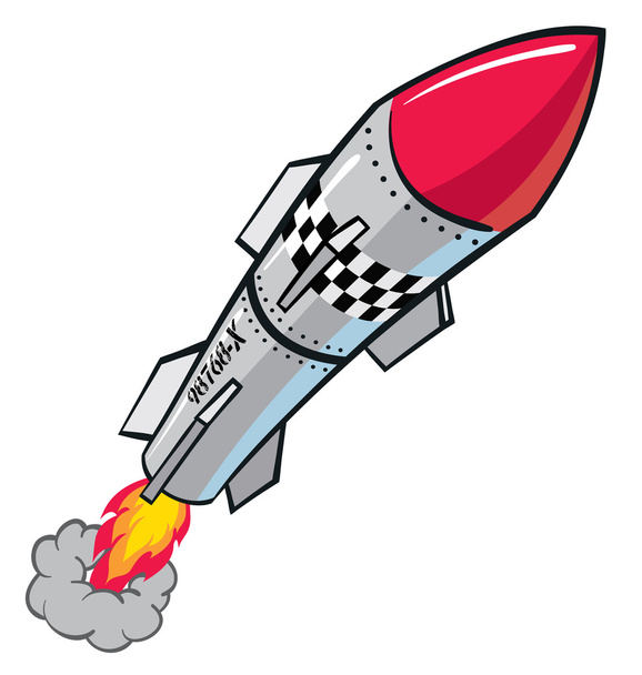 raket Missile - Vector, afbeelding