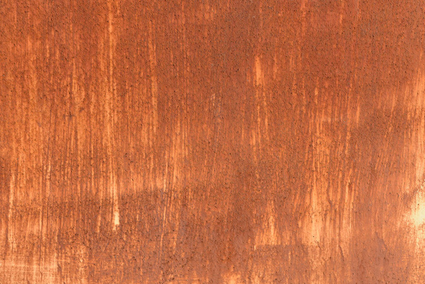 Brązowa tekstura zardzewiałego żelaza powierzchniowego na tle - Zdjęcie, obraz