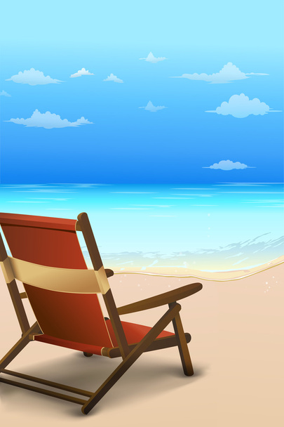 a strand szék - Fotó, kép