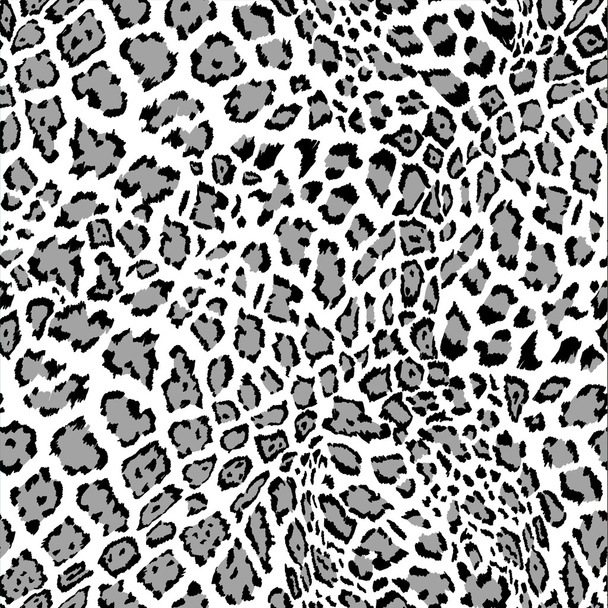 Trendy hand drawn seamless leopard pattern 1951191 Vector Art at