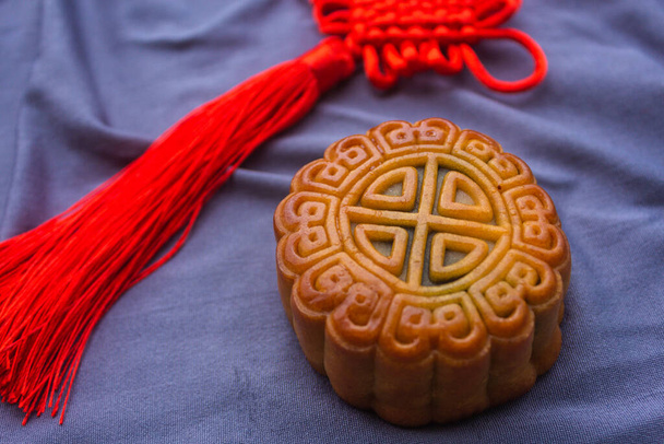 Tradiční čínské slavnostní jídlo občerstvení měsíční dorty - Fotografie, Obrázek