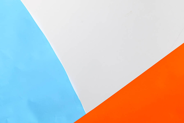 Geometric spring color block background With 3 multicolored sectors. - Foto, immagini