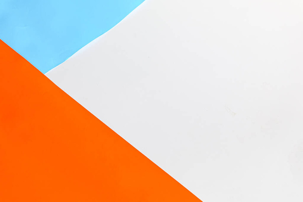Geometric spring color block background With 3 multicolored sectors. - Fotó, kép
