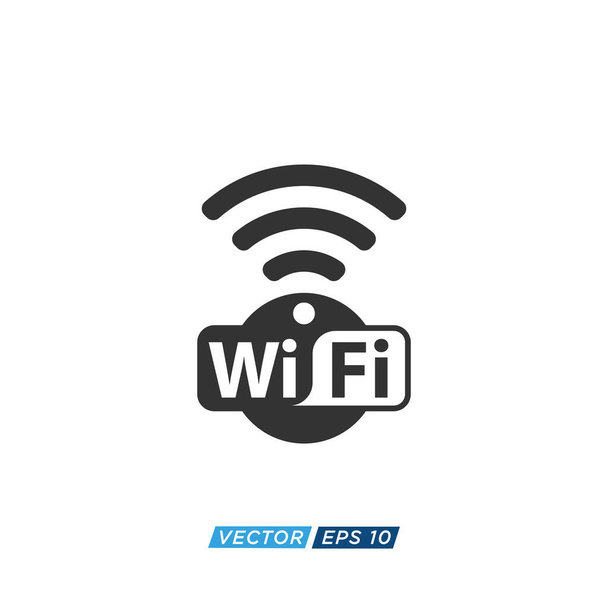 Vector de diseño de iconos de señal Wifi - Vector, Imagen