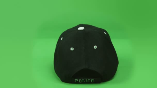 Police cap - Footage, Video