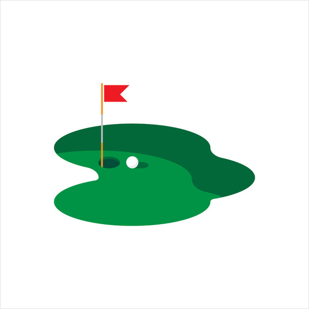 Golf Logo Vorlage Vektor Illustration Icon Design - Vektor, Bild