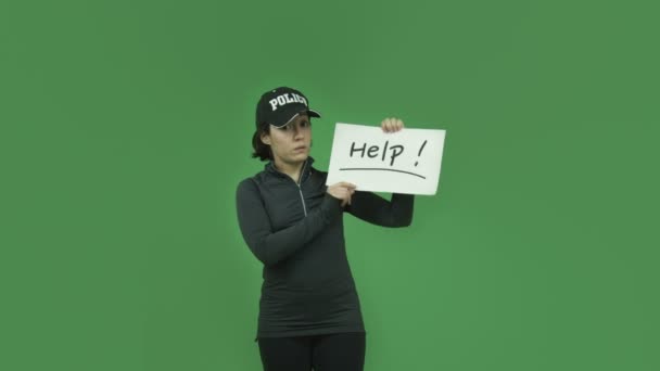 Police girl need help - 映像、動画