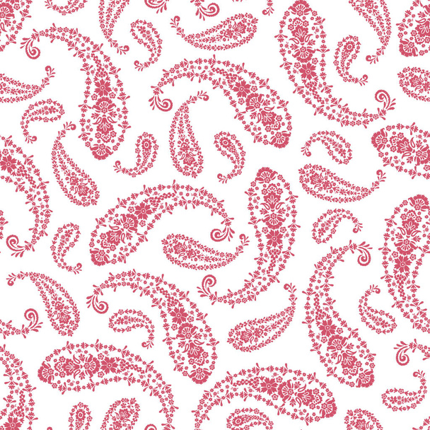 Seamless na pattern of paisley material, - Διάνυσμα, εικόνα