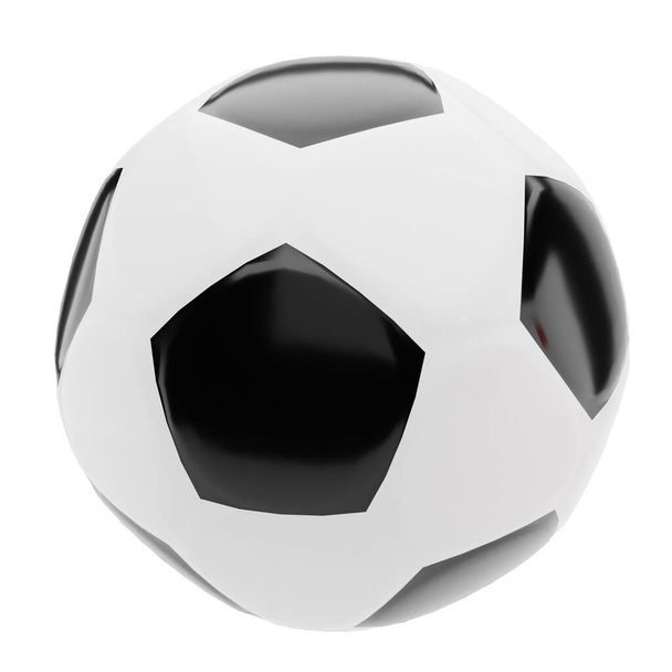 deporte 3d icono de renderizado fútbol - Foto, Imagen