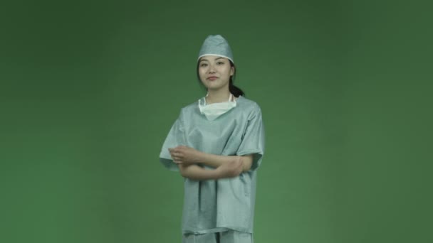 γυναίκα γιατρός χειρουργός - Πλάνα, βίντεο