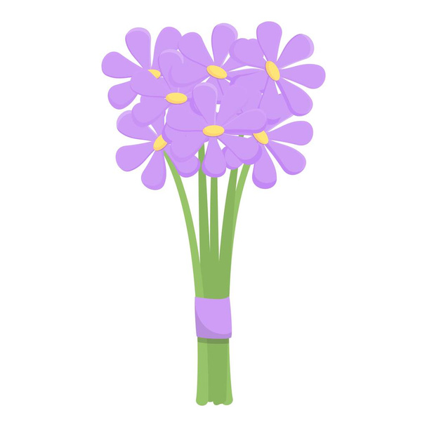 Flower bouquet icon cartoon vector. Floral bunch - ベクター画像