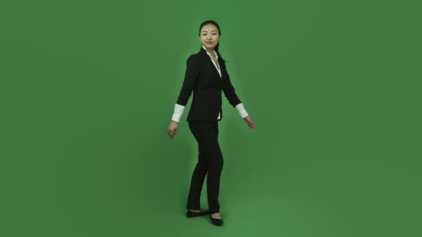 Frau mit Handbewegung - Filmmaterial, Video
