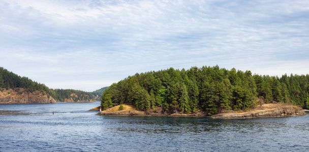 View of Beautiful Gulf Islands during a sunny day. - Foto, Bild