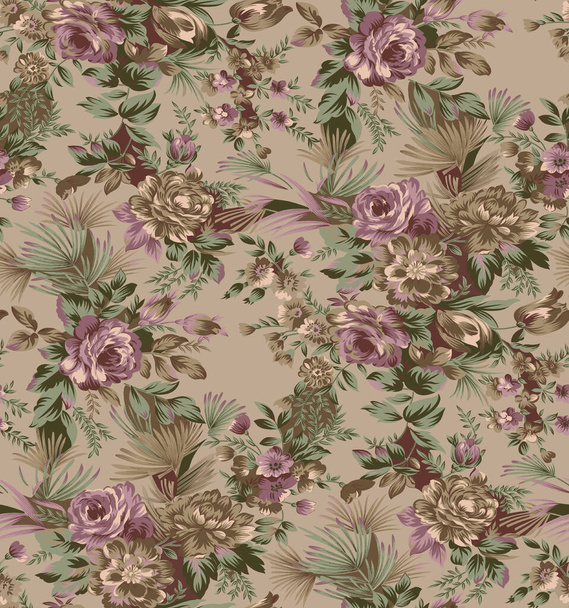 A seamless floral pattern for wallpapers - Foto, imagen