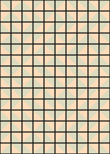 Abstraktní barevné geometrické mozaiky vzor generativní výpočetní umění ilustrace, imitace dlaždic barevné kusy - Vektor, obrázek