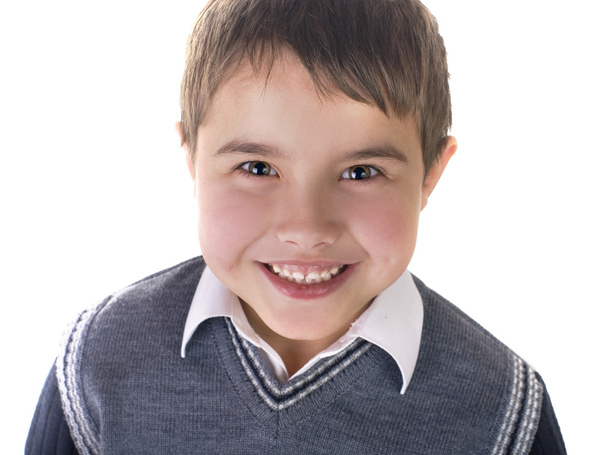 Portrait of happy joyful beautiful little boy - Fotó, kép