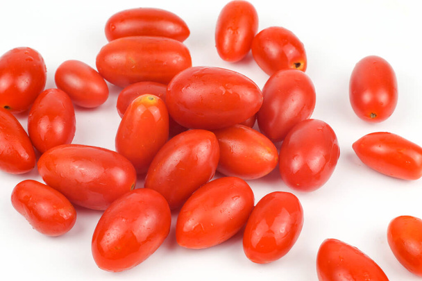 Cherry tomatoes isolated on white background - Foto, imagen