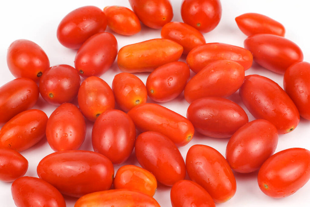 Cherry tomatoes isolated on white background - Zdjęcie, obraz