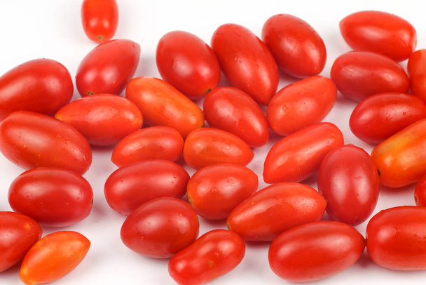 Cherry tomatoes isolated on white background - Photo, Image