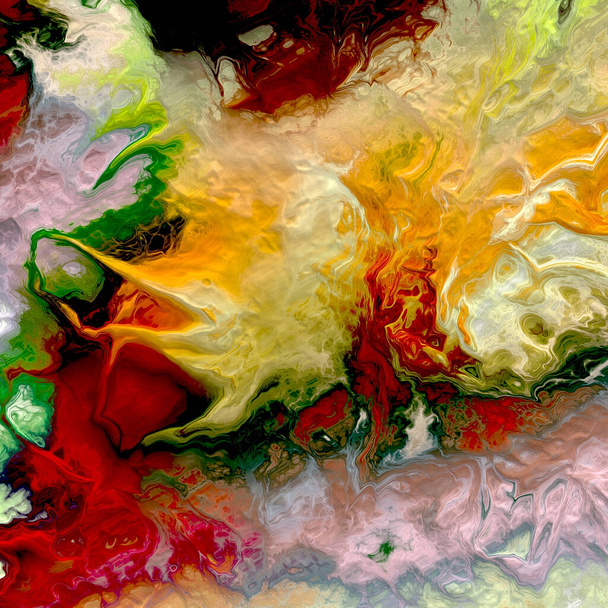 3D Kleurrijke abstracte achtergrond, hoge resolutie textuur, levendige heldere kleuren - Foto, afbeelding