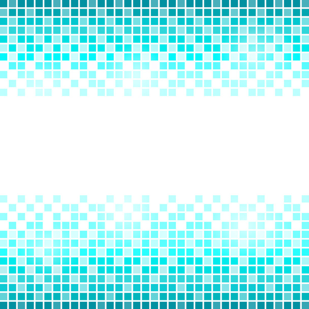 Blue square abstract background - Vector, Image