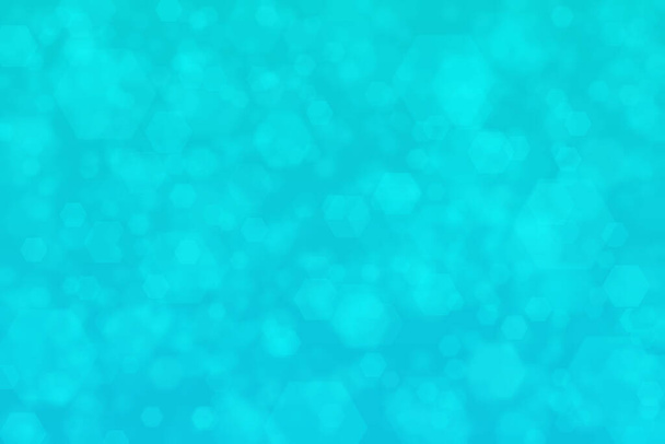 Abstracte turquoise achtergrond. Wazige vlekken bokeh. - Foto, afbeelding