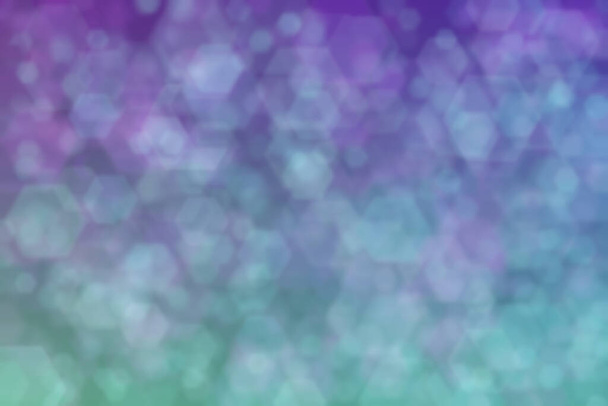 Absract kaltevuus violetista veteen vihreä väri ja kuusikulmion muotoinen kuvioita. - Valokuva, kuva