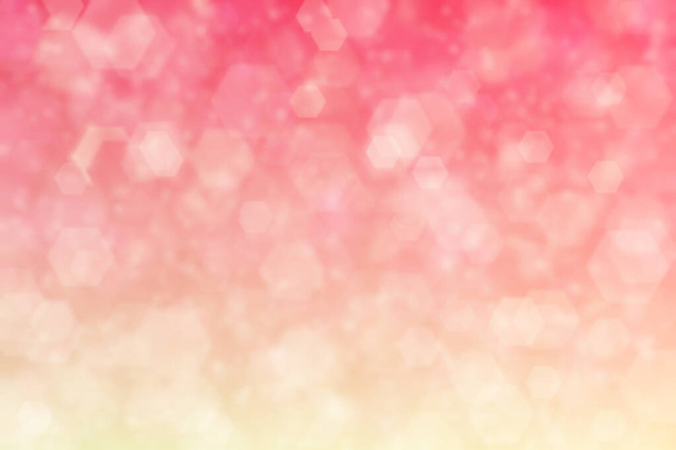 Schöne abstrakte Hintergrund. Süßes rosafarbenes bis beiges Gefälle und sechseckiges Muster. - Foto, Bild