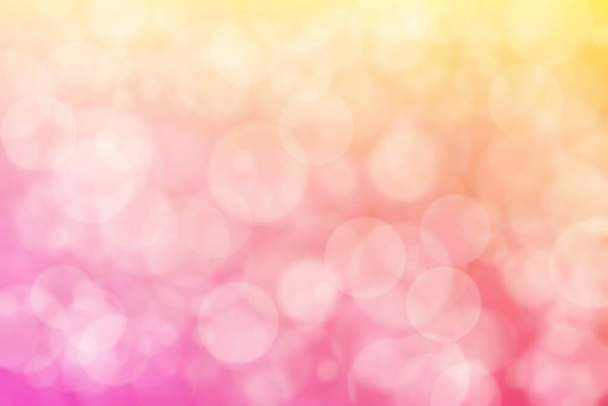 Beautiful abstract background. Sweet pink to beige gradient and circle shaped pattern. - Photo, Image