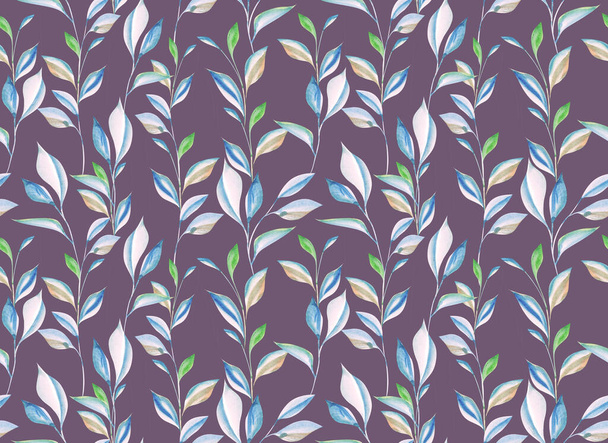 seamless pattern with abstract flowers. vector illustration - 写真・画像