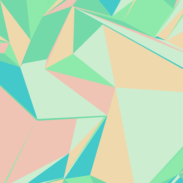 Abstract background with colorful triangles for magazines, booklets or mobile phone lock screen - Wektor, obraz