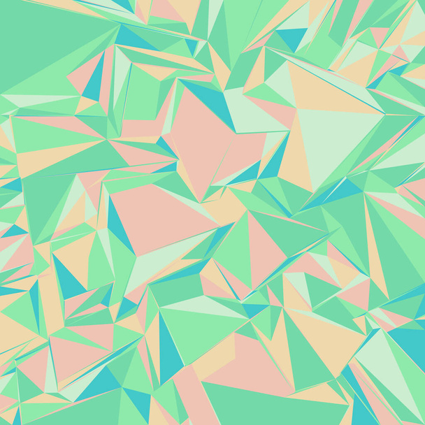Abstract background with colorful triangles for magazines, booklets or mobile phone lock screen - Wektor, obraz