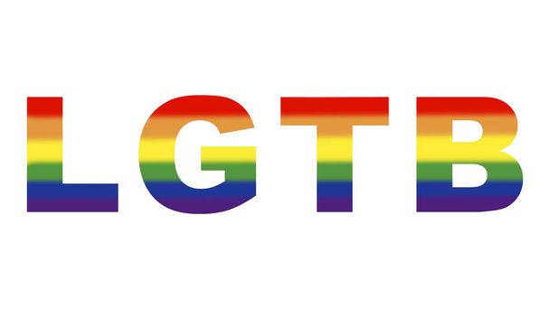 LGTB flag colors design. Pride equality freedom love and community theme background. - Fotó, kép