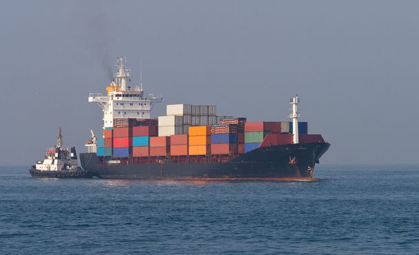 Container Ship - Φωτογραφία, εικόνα