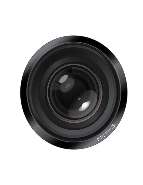 3D Vector Camera Lens - Vector, Image