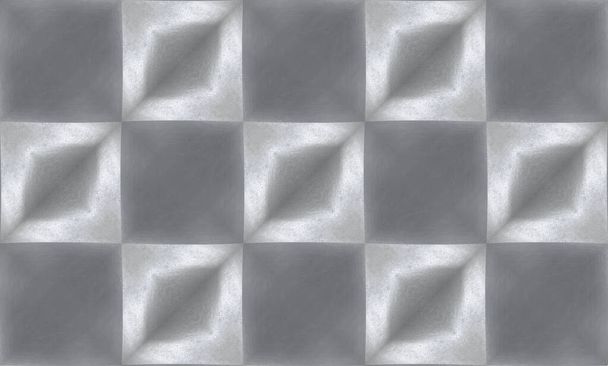 Abstract background of stainless steel texture squares. - Photo, Image