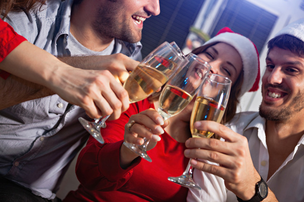 People having toast on new year's eve - Valokuva, kuva