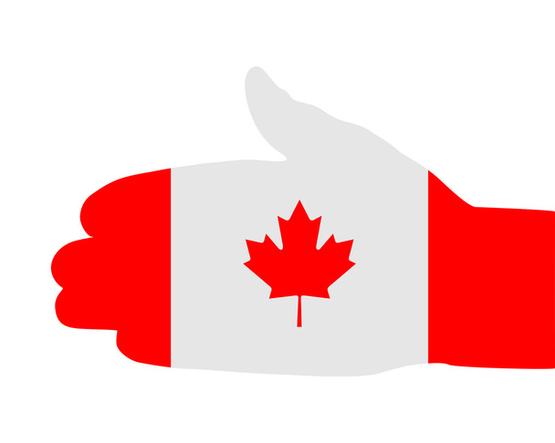 Рукопожатие Канады
 - Вектор,изображение