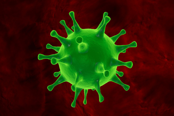 Virus de primer plano extremo
 - Foto, imagen