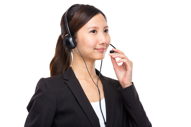 Female customer services operator - Photo, Image