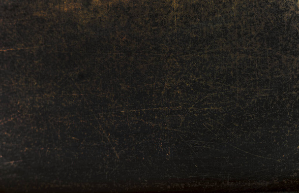 blurred shabby old black school blackboard background, horizontal - Zdjęcie, obraz