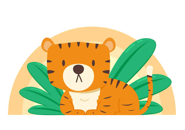 Tiger διάνυσμα κινουμένων σχεδίων Σχεδιασμός χαρακτήρων τίγρης. Καλή Κινέζικη χρονιά 2022. Έτος τίγρης. - Διάνυσμα, εικόνα