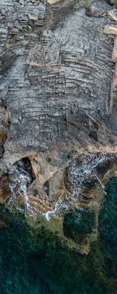 tradizionale cava di arenaria, S Estalella, Llucmajor, Maiorca, Isole Baleari, Spagna - Foto, immagini